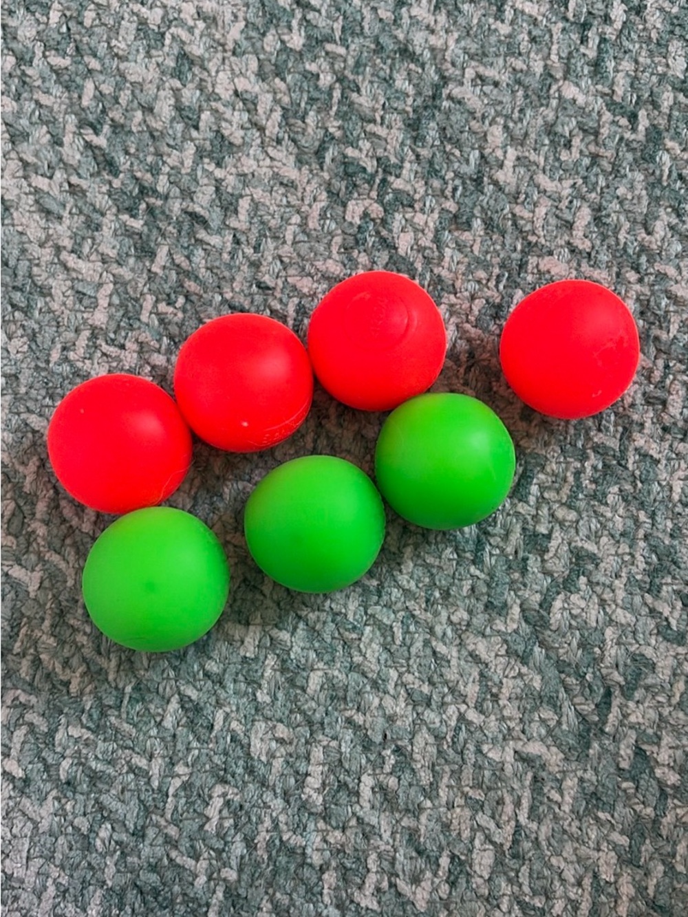 Bright Red and Green Soft Play Balls - Pack of 8